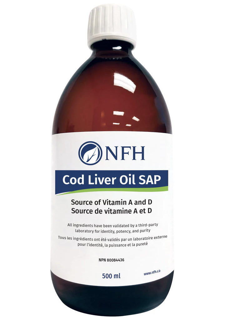 Cod Liver Sap (Huile de foie de morue) - NFH - 500ml